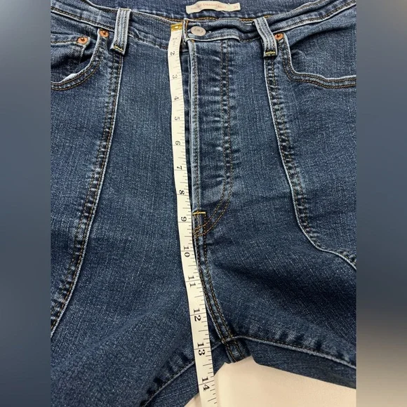 Levis Ribcage Straight Ankle Jeans - Picture 8 of 9